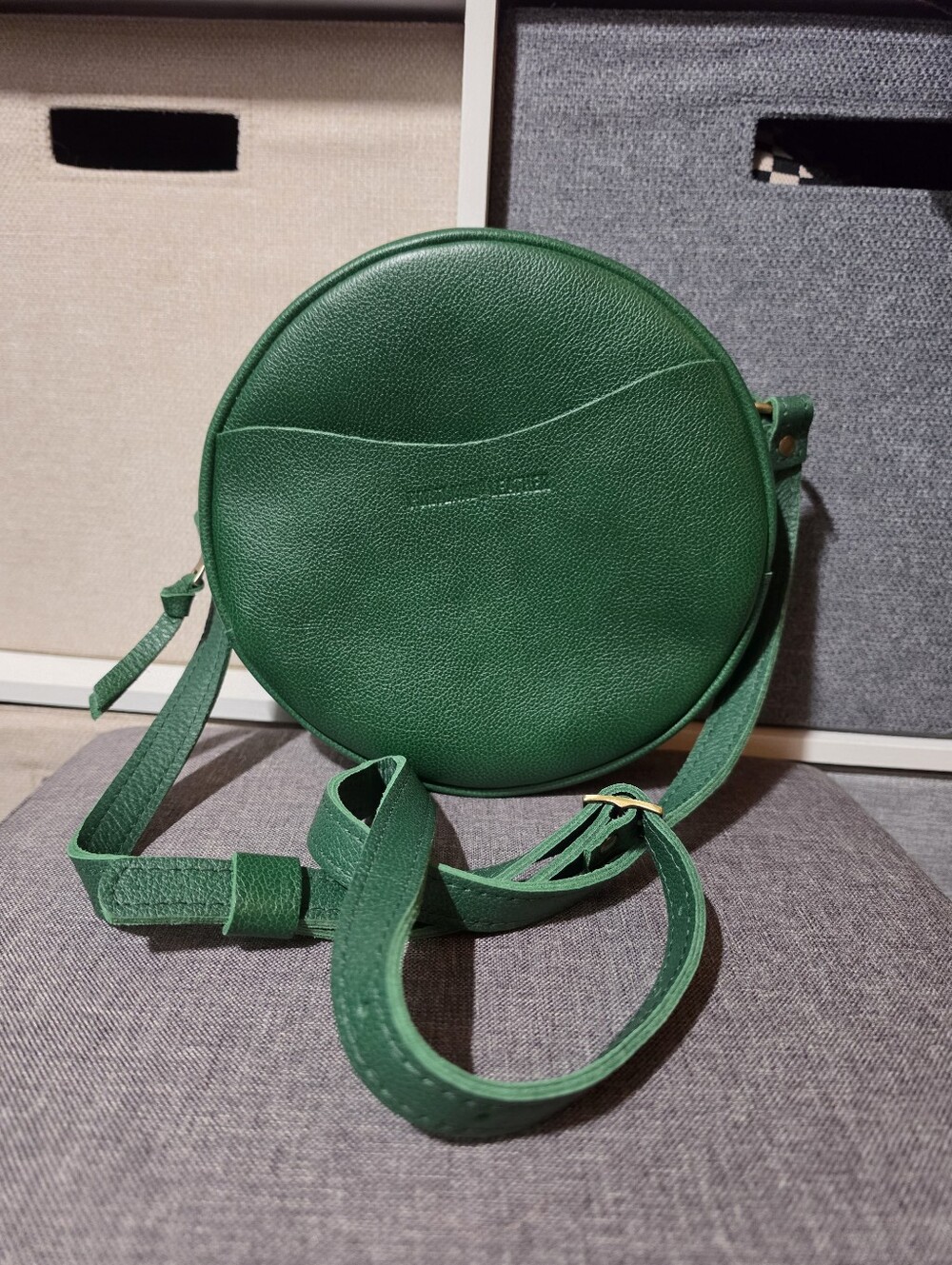 Portland Leather Large Circle Bag